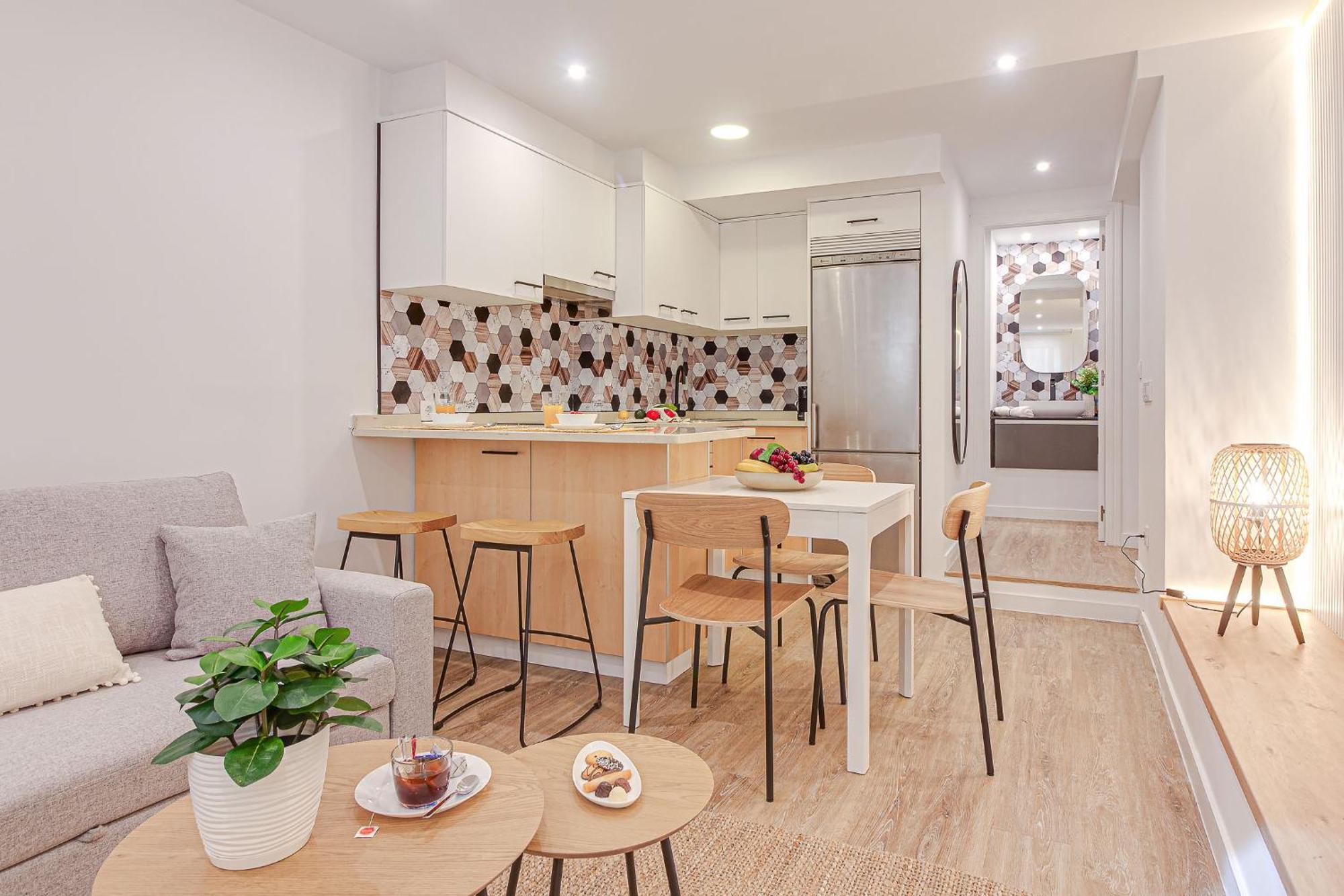Diseno A Coruna Con Garaje Gratis By Theblueapartments Com 외부 사진